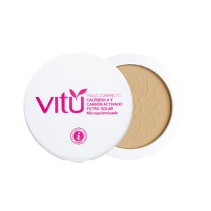 POLVO VITÚ CALENDULA  ESPEJO  TONO 1 MACADAMIA 12G