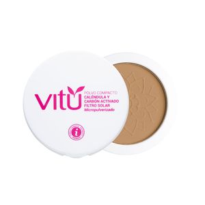 POLVO VITÚ CALENDULA ESPEJO TONO 4 CASTAÑA 12G