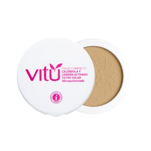 POLVO VITÚ CALENDULA  ESPEJO TONO 5 CACAO 12G