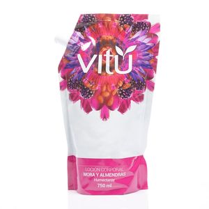 Loción Corporal Mora Y Almendras Vitú En Doypack