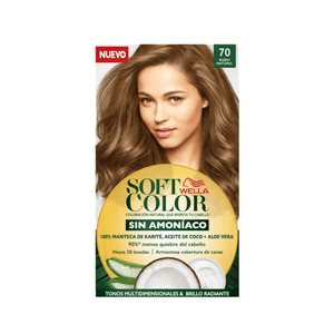 Soft Color Tintura Semi-Permanente Kit Rubio Natural 70