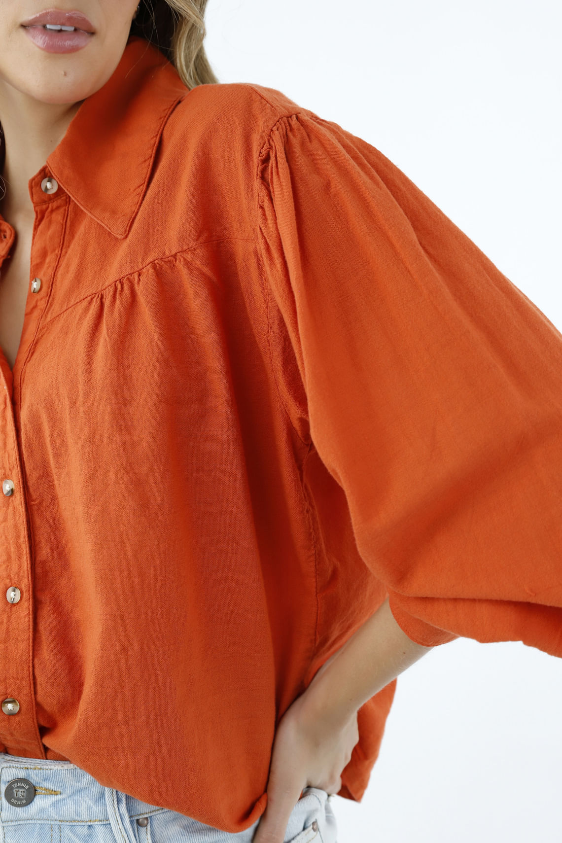 Las mejores ofertas en Camisetas Naranja para Mujer