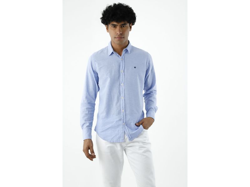 Camisa manga larga online con tenis