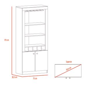 Mueble Bar Bellagio RTA Wengue