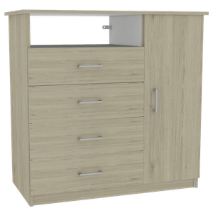 Comoda 4 Cajones Z 91 RTA Rovere + Blanco