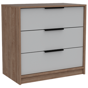 Comoda 3 Cajones Kaia RTA Miel + Blanco