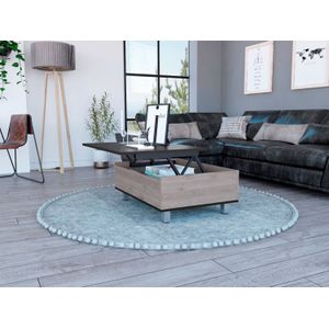 Mesa de Centro Funciona 2G RTA Ceniza + Wengue