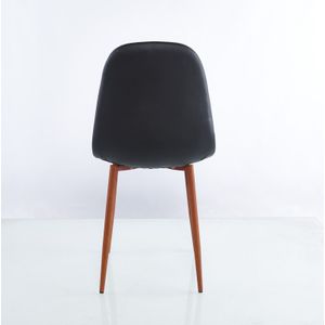 Silla Concept Negra/Café SET X 4 unidades