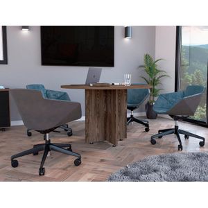 Mesa Redonda Home Office M 120 RTA Coñac