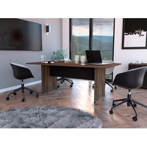 Mesa de Reunion Home Office M 200 RTA Wengue Coñac