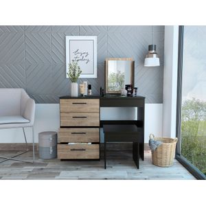 Mueble Tocador Kaia + Banca RTA Wengue Miel