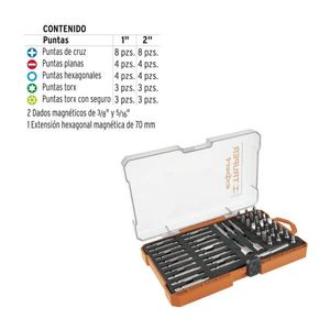 Juego De 47 Puntas Mixtas | Truper