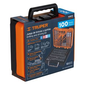 Juego De Brocas Y Puntas 100 Piezas Truper