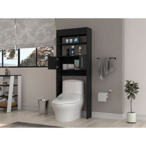 Gabinete de Baño Oporto, Wengue, con Variedad de Entrepaños  ZF