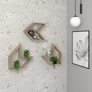 Set de Repisas Saeta, Beige, X 3 Unidades