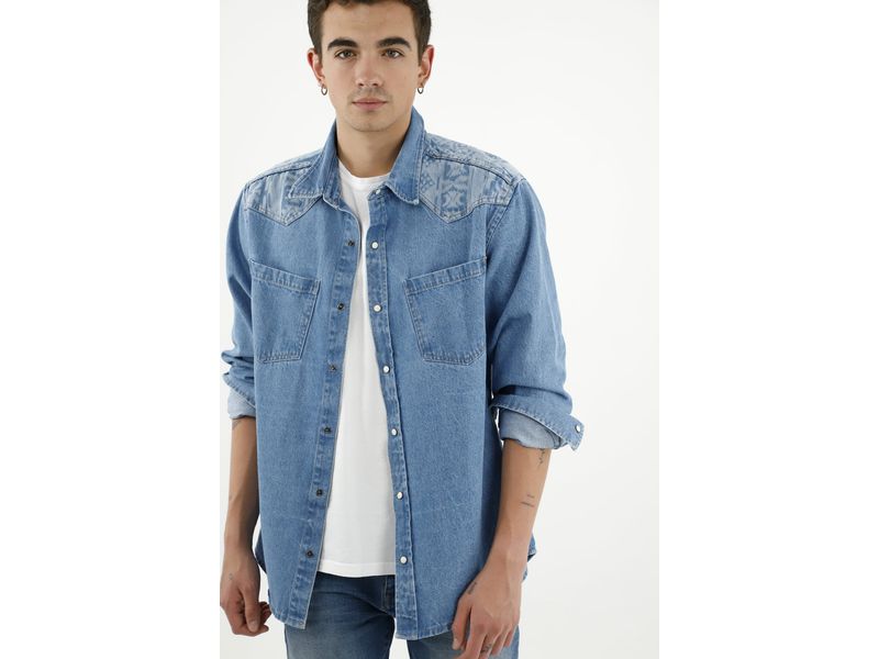 Camisa tipo jeans cheap