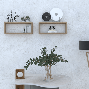 Set Repisas Duo, Beige, X 2 Unidades